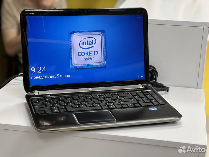 Мощный ноутбук HP i7 8Gb 240Gb SSD Radeon 6490