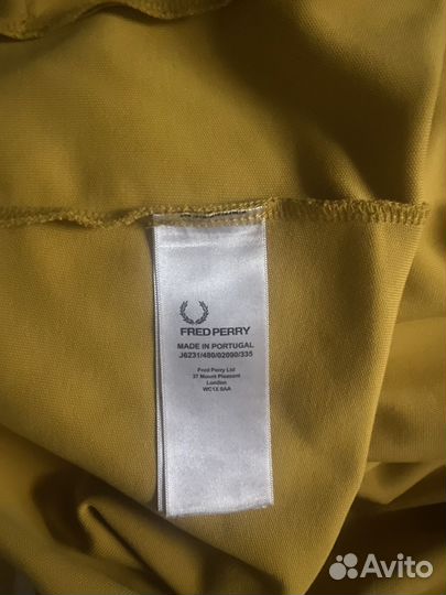 Fred perry олимпийка