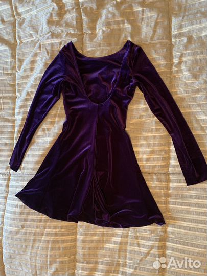 Платье женское бархатное