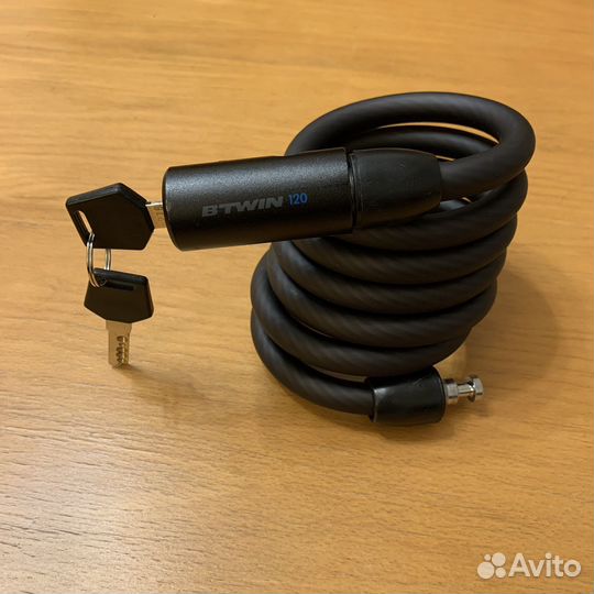 Велосипедный замок btwin 120cm