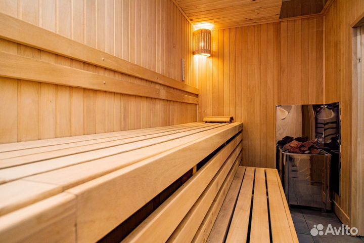 Сауна с бассейном