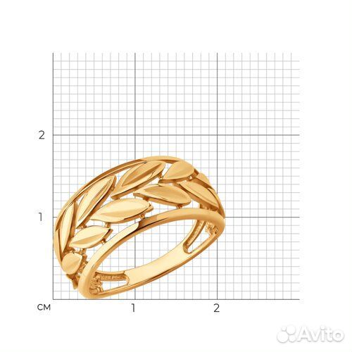 Кольцо Diamant из золота, 51-110-02965-1, р.16,5