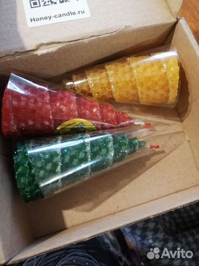 Свечки новогодние