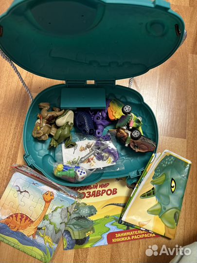 Сумка динозавров, подарочный набор