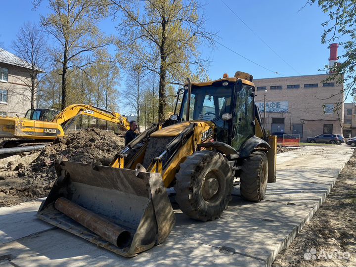 Аренда экскаватора погрузчика JCB