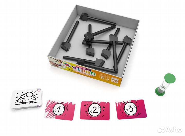 Настольная игра Скоростные цвета. Команда