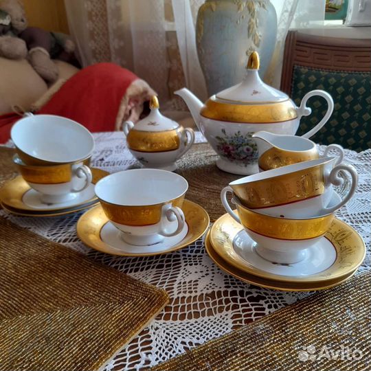 Вентажный авторский сервиз от Тишенройт