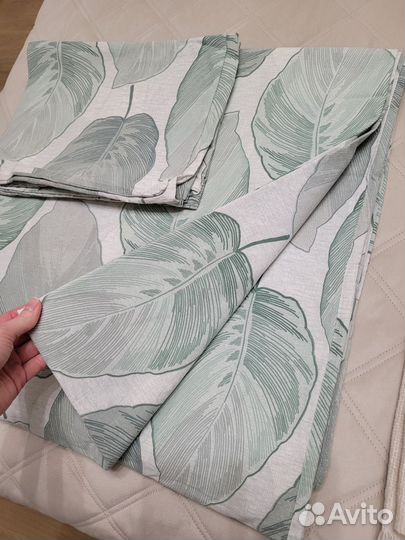 Постельное двуспальное белье cozy home плед IKEA