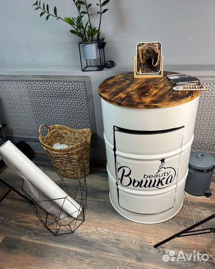 Бочка шкаф лофт