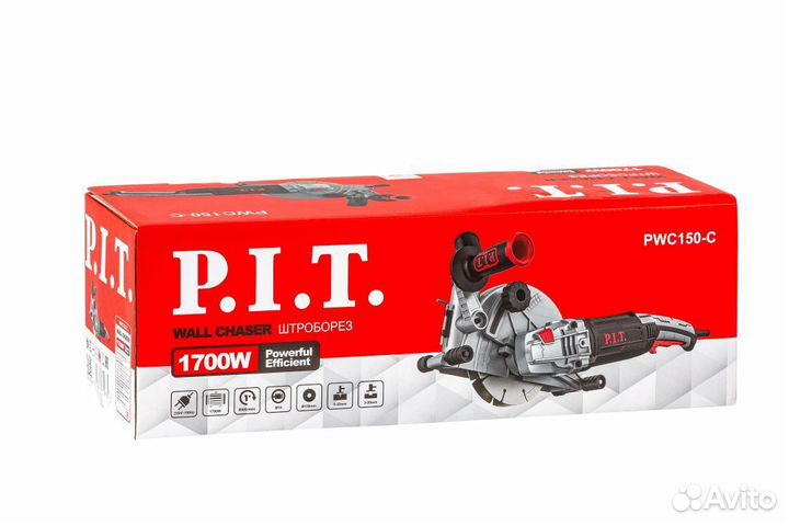 Штроборез P.I.T PWC150-C (150мм,1700Вт,8000об-мин
