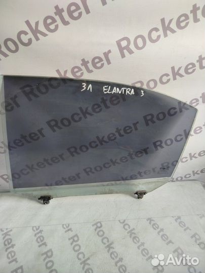 Стекло двери заднее левое Hyundai Elantra XD 2003
