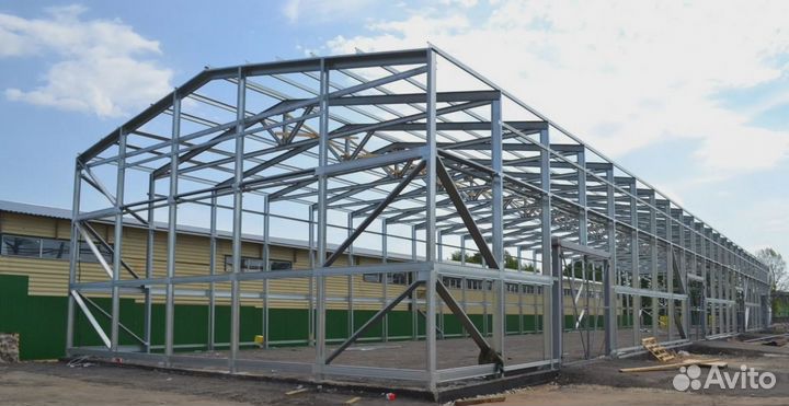 Металлические каркасы зданий и сооружений