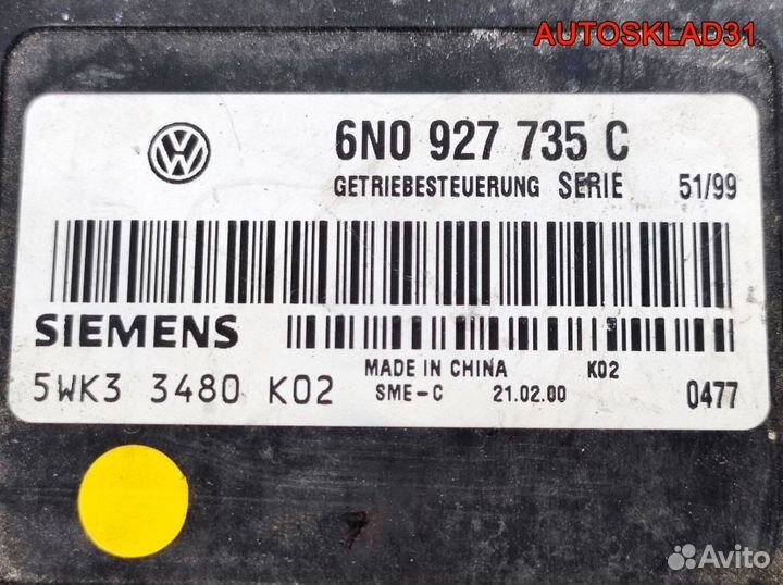 Блок управления АКПП Volkswagen Lupo 6N0927735C