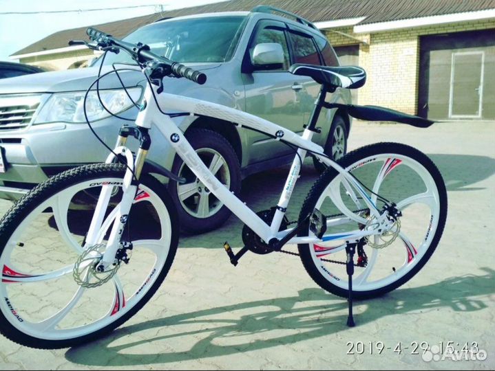 Велосипед на литых дисках