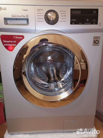 Стиральная машина lg 7кг f2j3hs4L с паром