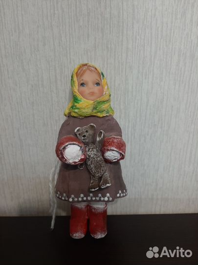 Игрушки ватные куклы
