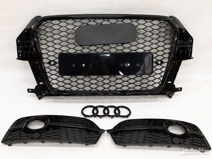 Audi Q3 RS решетка + птф