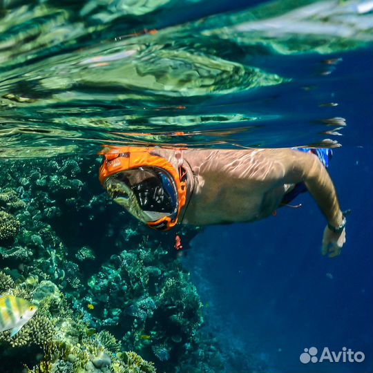 Маска полнолицевая для подводного плавания OceanRe