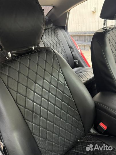 Чехлы экокожа на hyundai solaris 2