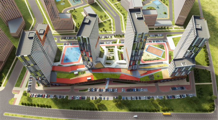 2-к. квартира, 60,7 м², 20/26 эт.