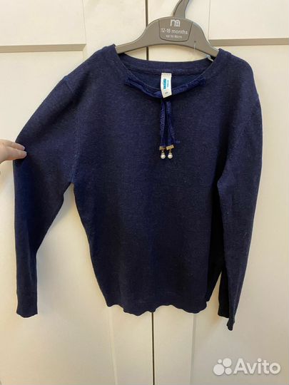 Джемпер синий Acoola, р.134