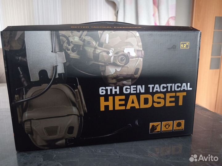 Активные наушники 6TH GEN Tactical headset