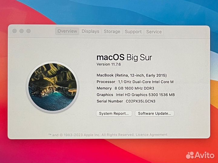 Apple MacBook 12 retina 2015