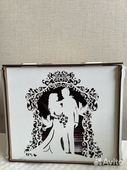 Свадебная коробка для денег