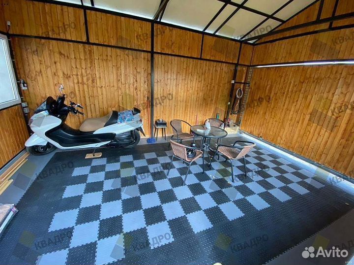 Модульные полы для гаража