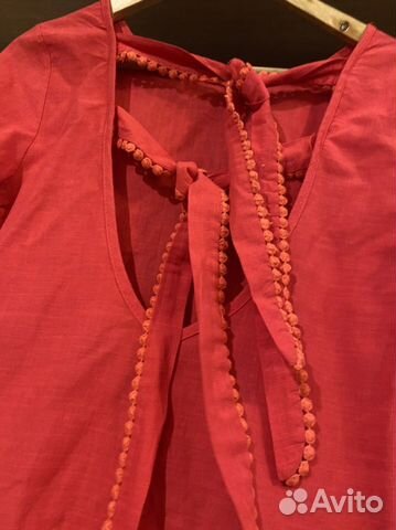 Красное платье 42-44 с открытой спиной