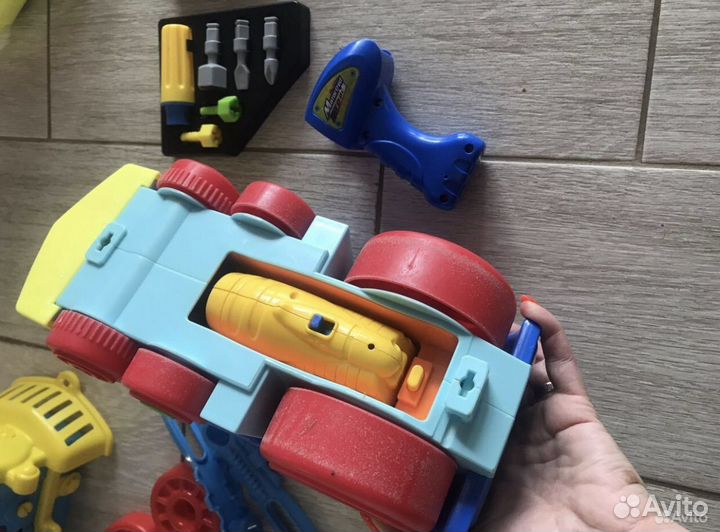 Развивающие игрушки паровоз вертолет конструктор