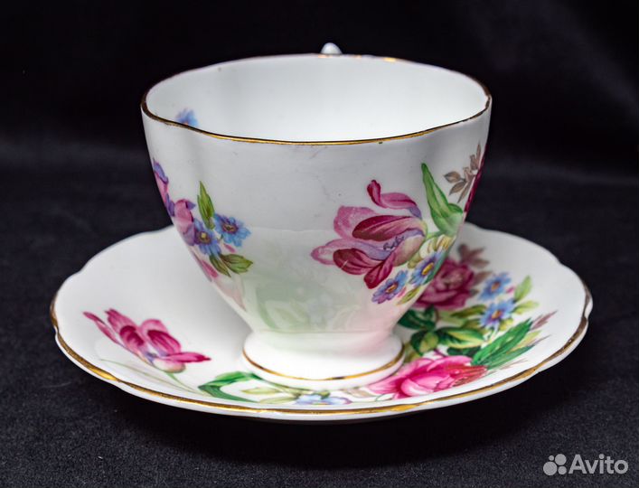 Чайная пара Роял Стюарт, винтаж, Англия