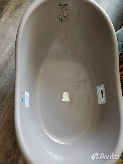 Ванночка для купания с термометром