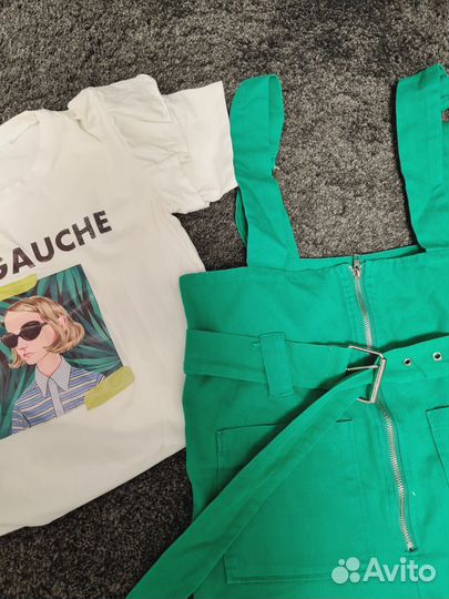 Комбинезон женский джинсовый 42