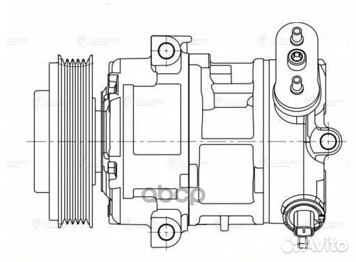 Компрессор кондиционера opel corsa D 1.0-1.4 LC