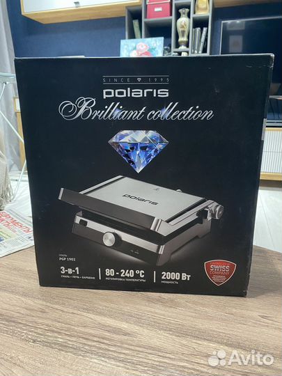 Гриль Polaris PGP 1902 Brilliant Collection