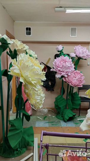 Большие пионы на мероприятие, оформление фотозоны