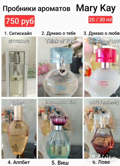 Парфюмерия, пробники
