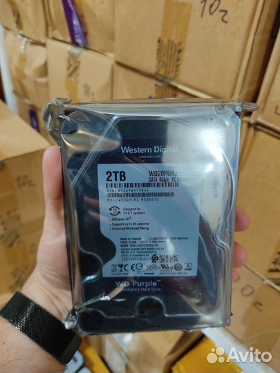 Жесткий диск 2 тб wd20purz HDD