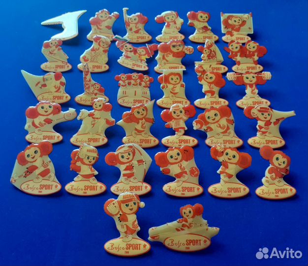 Набор значков Олимпиада 2008 в Пекине. Талисман