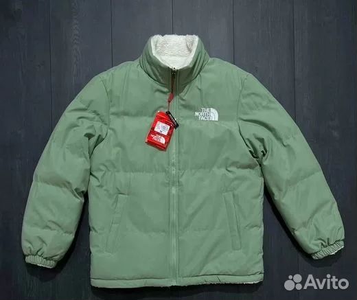 Двухсторонняя куртка The North Face барашка