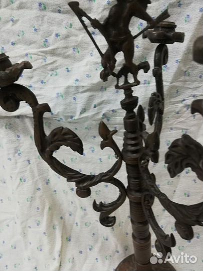 Подсвечник канделябр С амуром