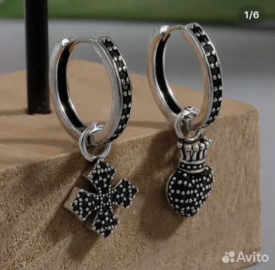 Ассиметричные серьги