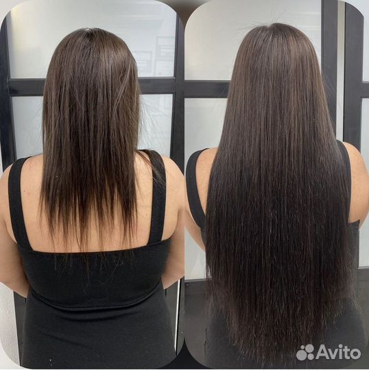 Наращивание натуральных волос