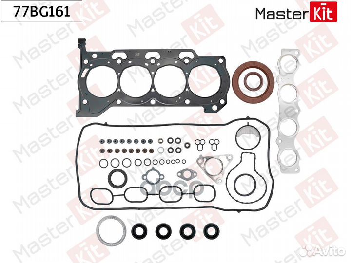 Полный комплект прокладок toyota 1ZR-FAE, 2ZR-F