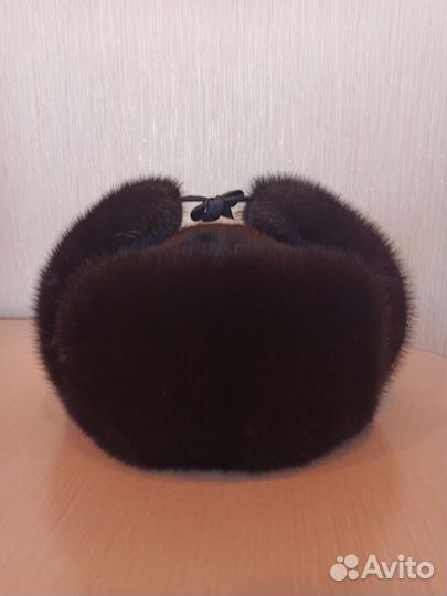 Норковая шапка ушанка