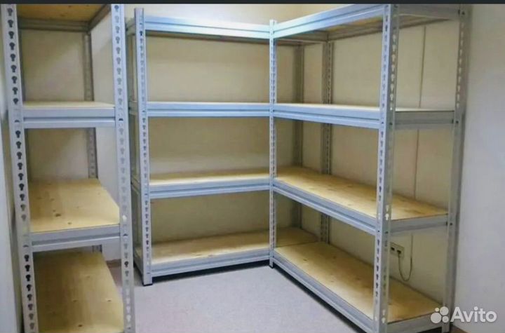 Стеллаж металлический для склада гаража новый мс-Т