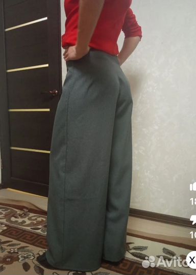 Брюки классические широкие палаццо