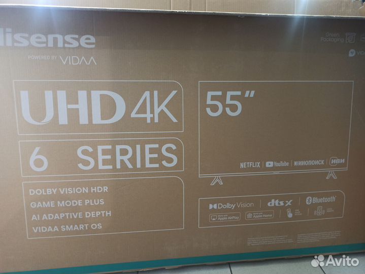 Телевизор hisense 55 дюйм