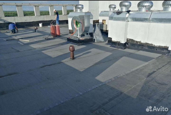 Устройство плоской кровли